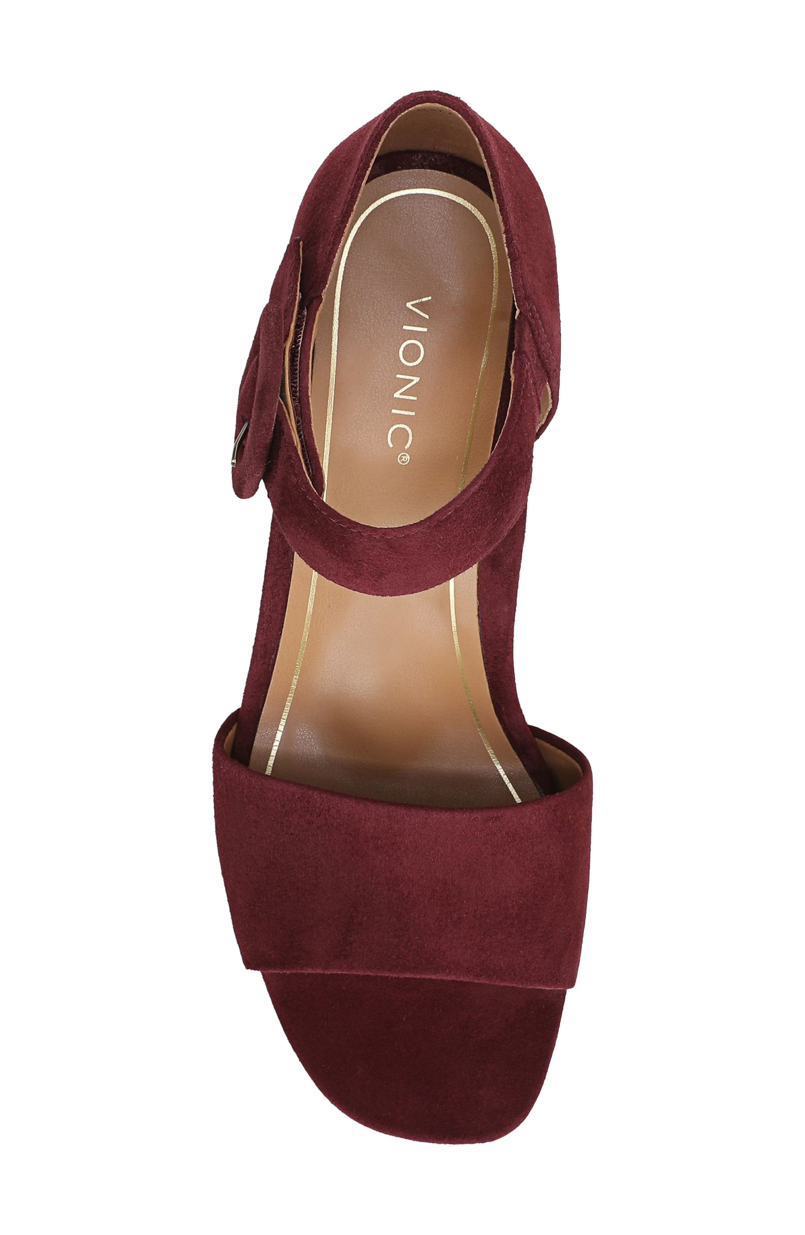Chardonnay Block Heel Sandal, Alternate, color, CHERRY JUBILEE