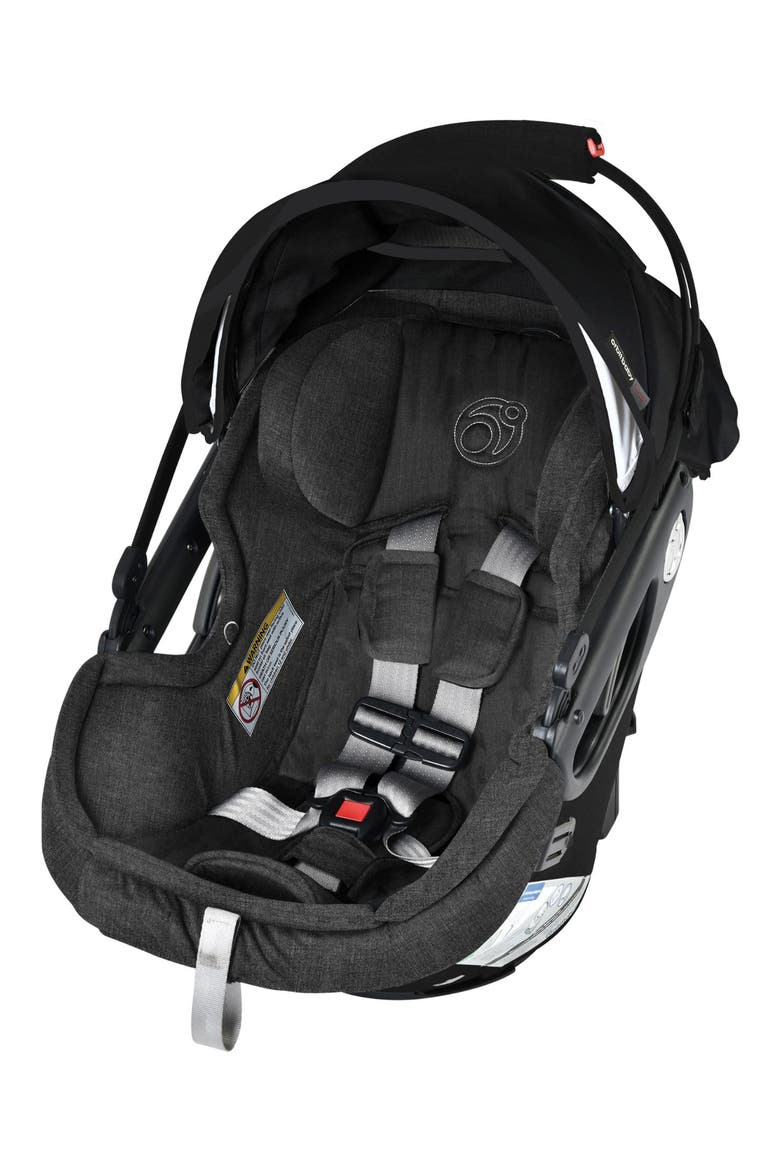 Stroll, Lounge & Ride G5 Car Seat, Bassinet & Stroller Travel System, Alternate, color, BLACK MERINO/ BLACK