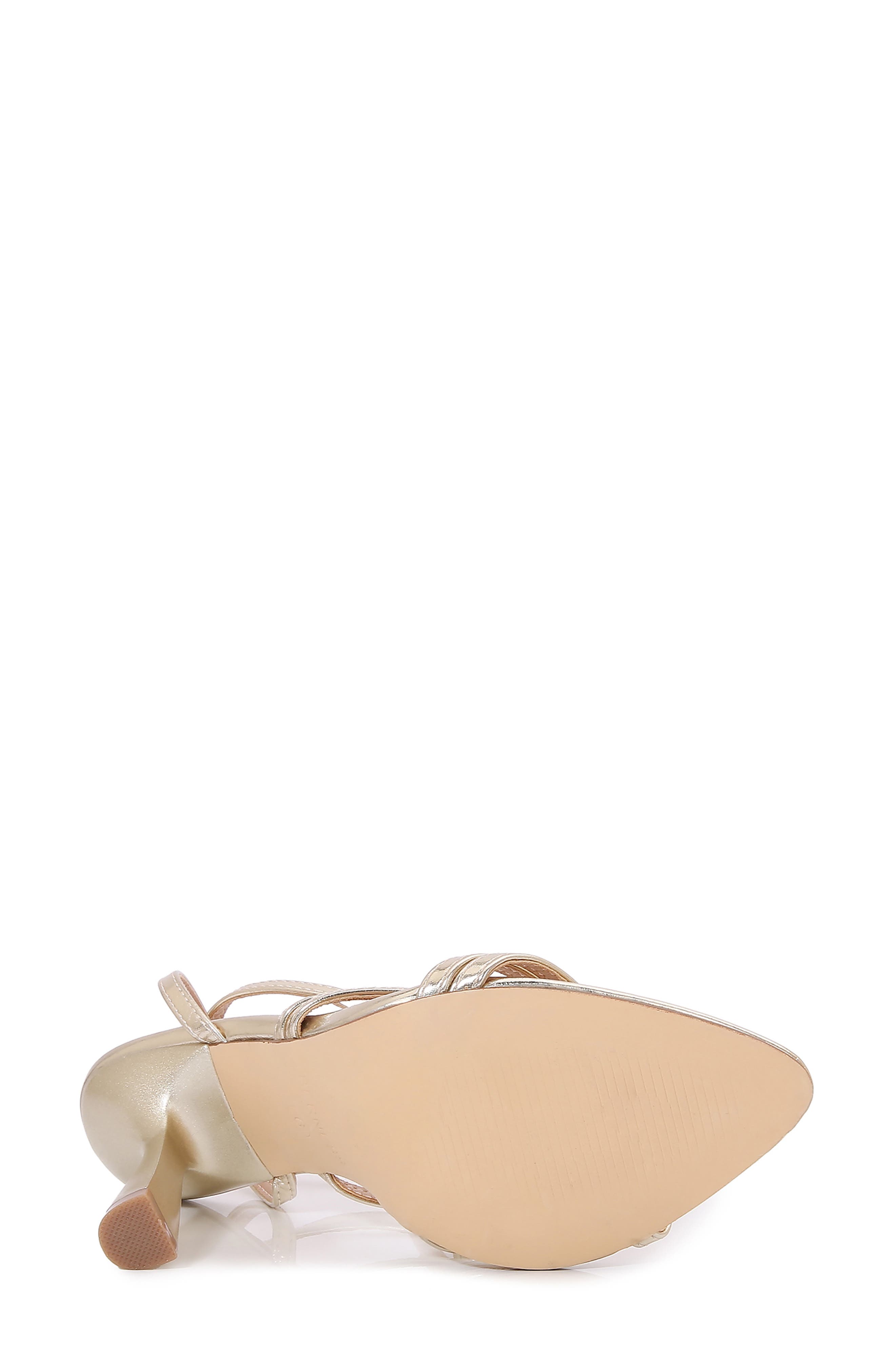 Cianna Strappy Sandal, Alternate, color, GOLD