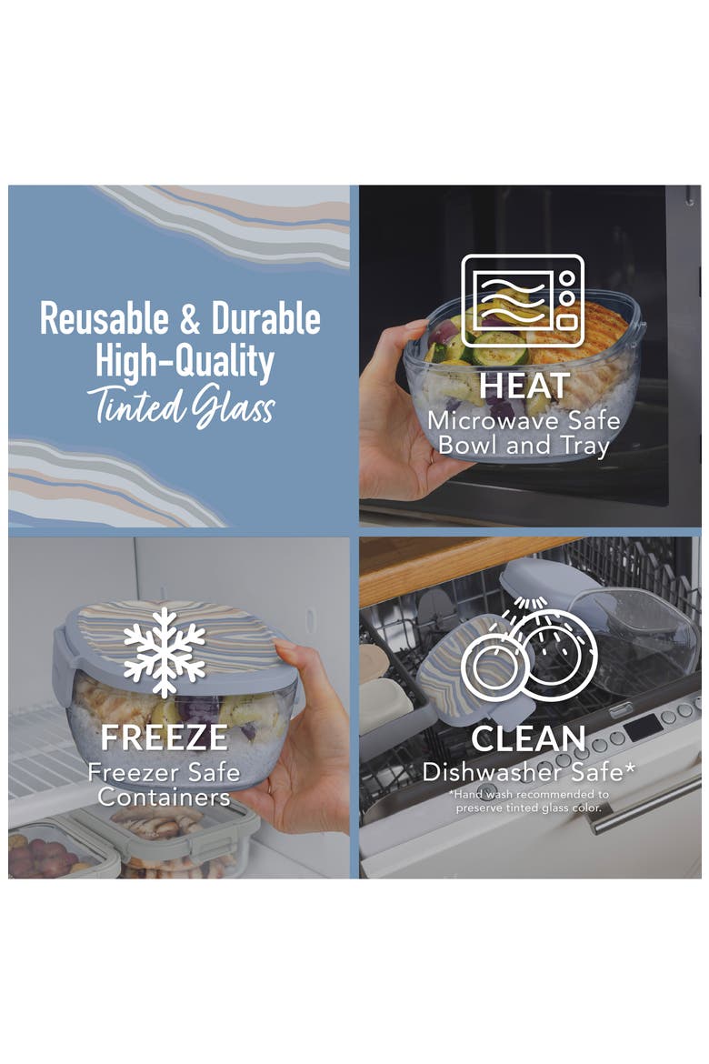 All-in-One Glass Salad Container, Alternate, color, SOFT BLUE