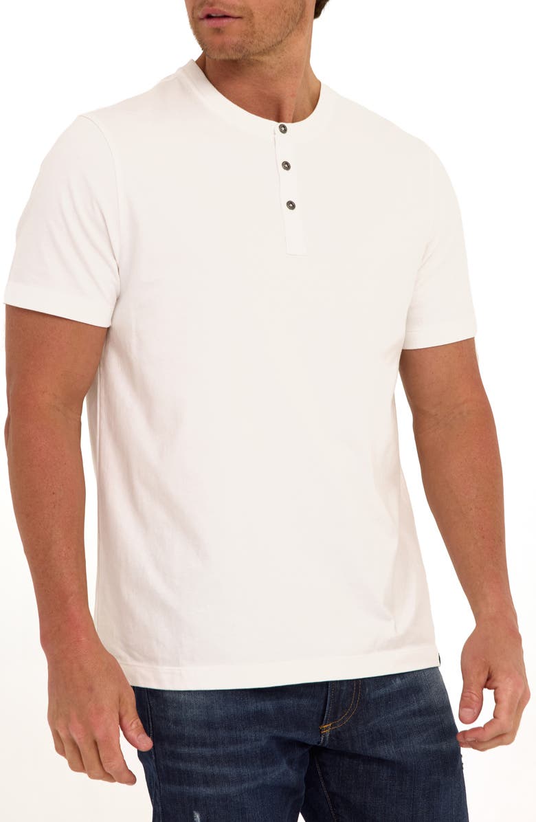 Threads 4 Thought Shayne Luxe Jersey Henley, Main, color, White