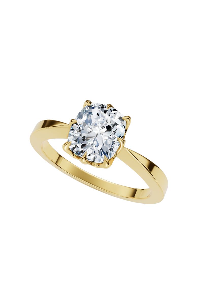Bliss Diamond 1 1/2Ct Cushion Solitaire Diamond Engagement Ring 14k Gold Lab Grown, Main, color, 