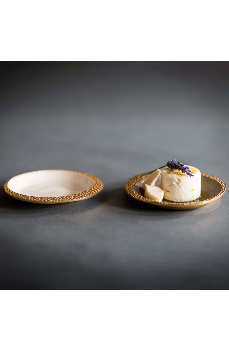 Lunares Cosmos Round Plate, Alternate, color, 