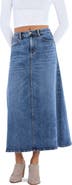 Wash Lab Denim Remi Denim Maxi Skirt