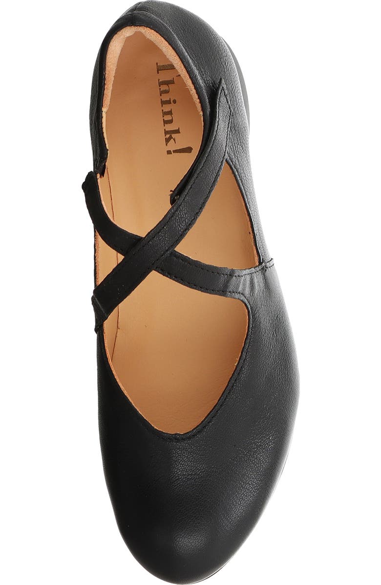 Think! Guad Cross Strap Flat, Alternate, color, Black