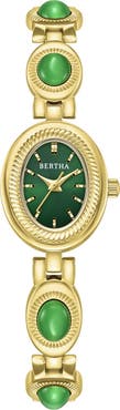 BERTHA Rosalie Jade Stone Bracelet Watch