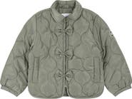 Petit Lem’s Mini Threads Kids' Bow Quilted Jacket