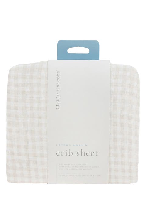 Cotton Muslin Crib Sheet