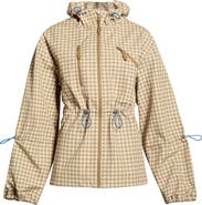 Damson Madder Matilda Gingham Hooded Raincoat