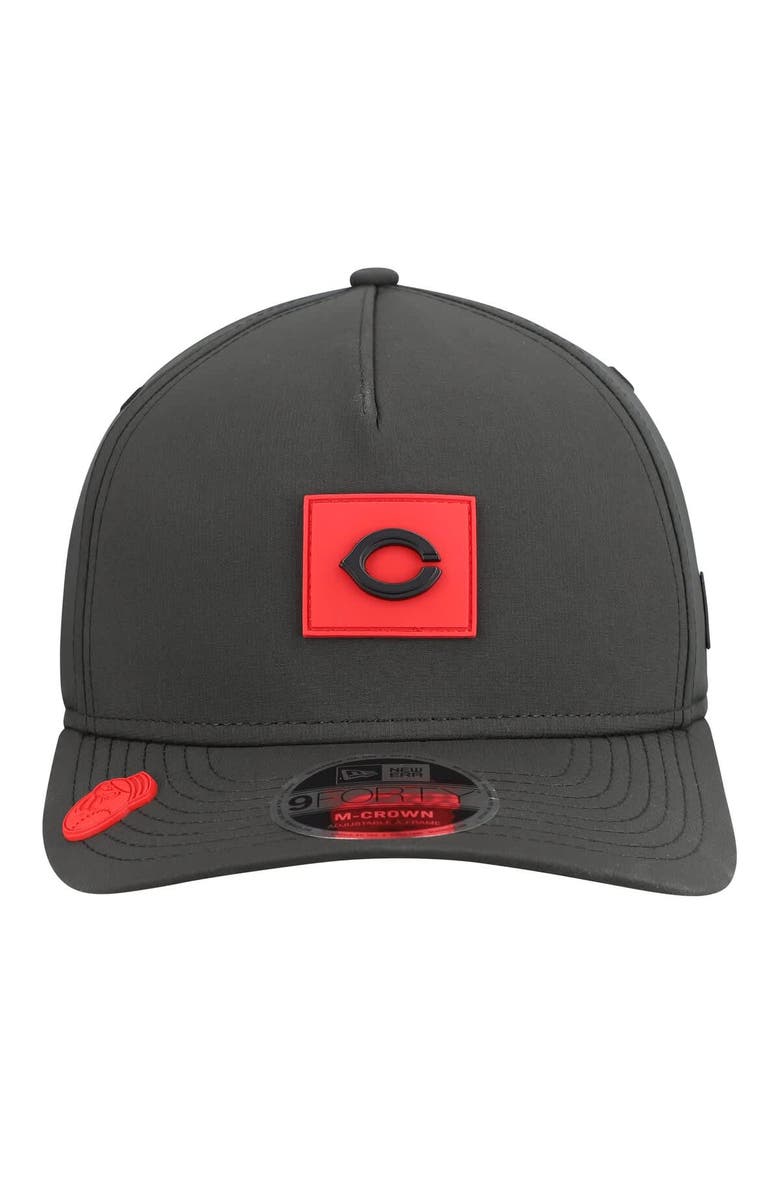 New Era Men's New Era  Black Cincinnati Reds 2026 Clubhouse 9FORTY A-Frame Adjustable Hat, Alternate, color, Black