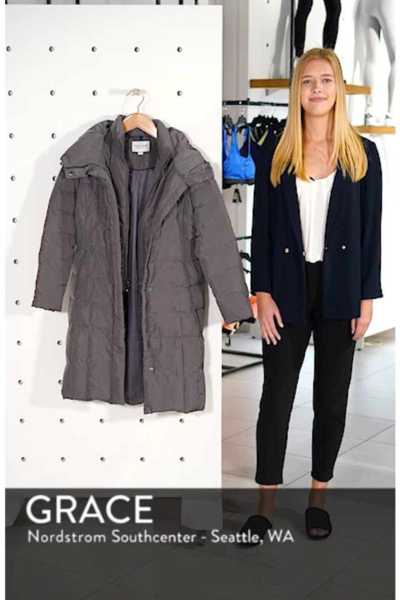 Cole Haan Bib Insert Down & Feather Fill Coat video