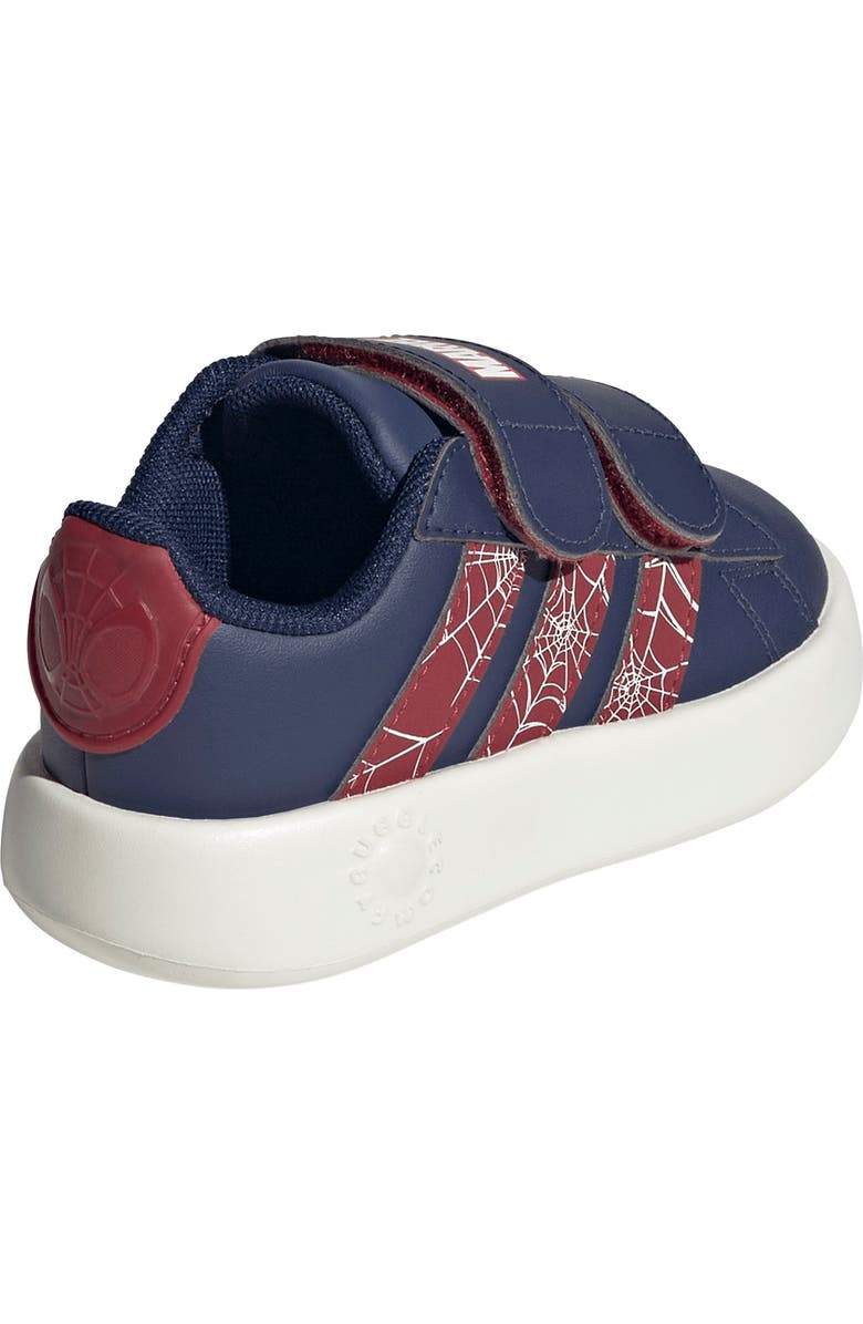 adidas Kids' Grand Court Sneaker, Alternate, color, Dark Blue/ Maroon/ Off White