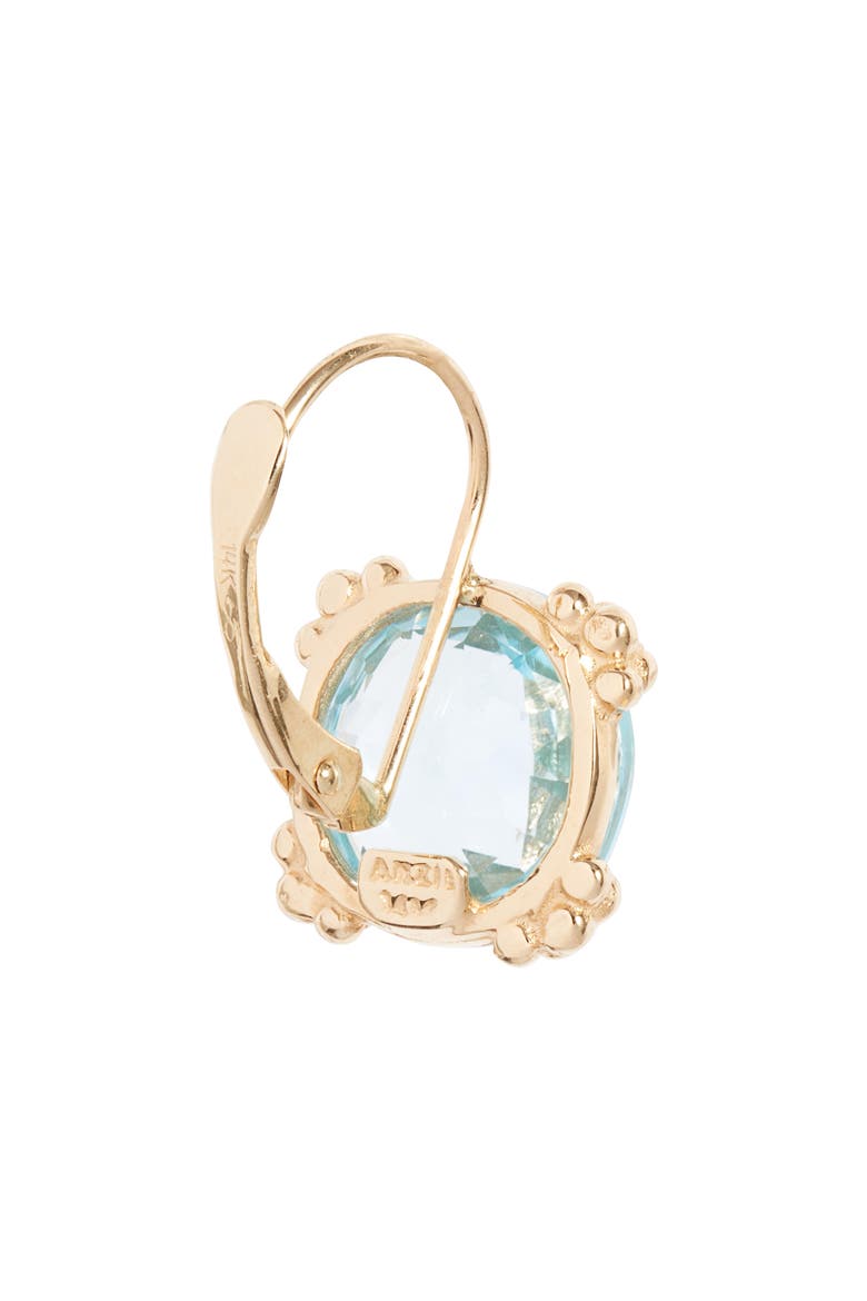 Dew Drop Blue Topaz Earrings, Alternate, color, BLUE