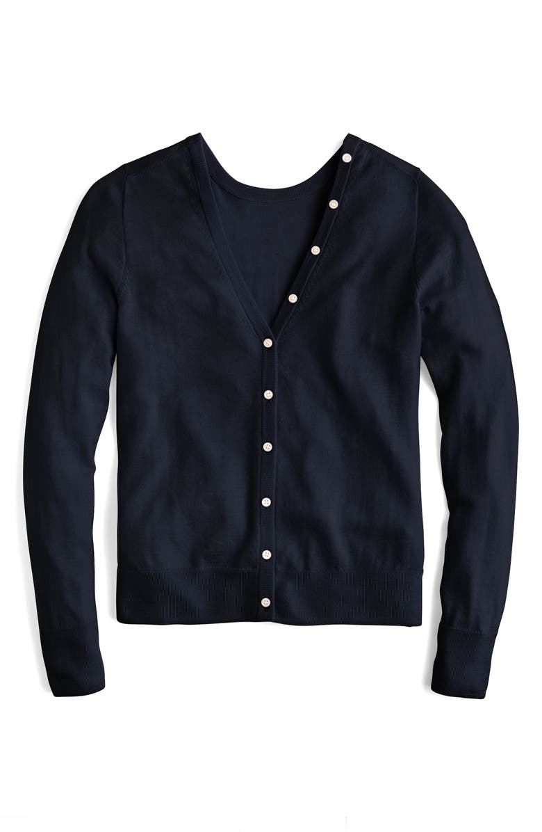 J.Crew Reversible Button Back Sweater, Main, color,