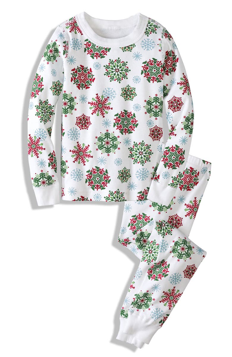 Hanna Andersson Fitted Two-Piece Pajamas, Main, color, 