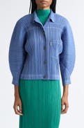 Issey Miyake Plissé Denim Jacket