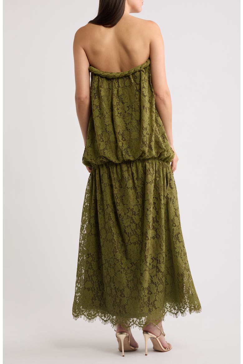 Demeter Strapless Maxi Dress, Alternate, color, OLIVE