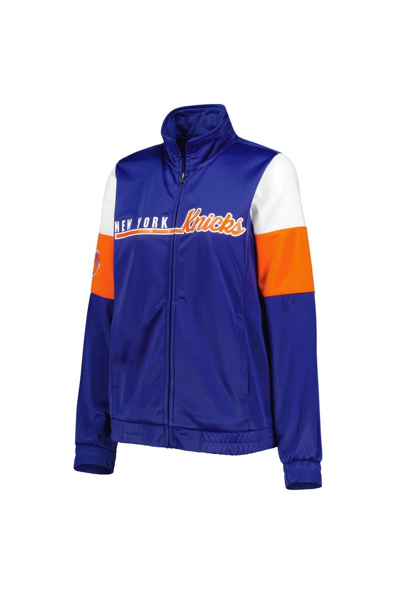 Women's G-III 4Her by Carl Banks Blue New York Knicks Change Up Full-Zip Track Jacket, Alternate, color, Blue