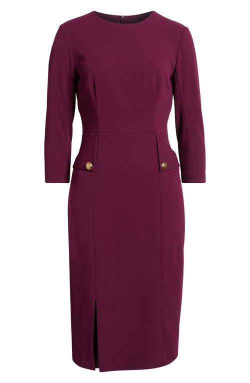 Eliza J Pocket Detail Sheath Dress
