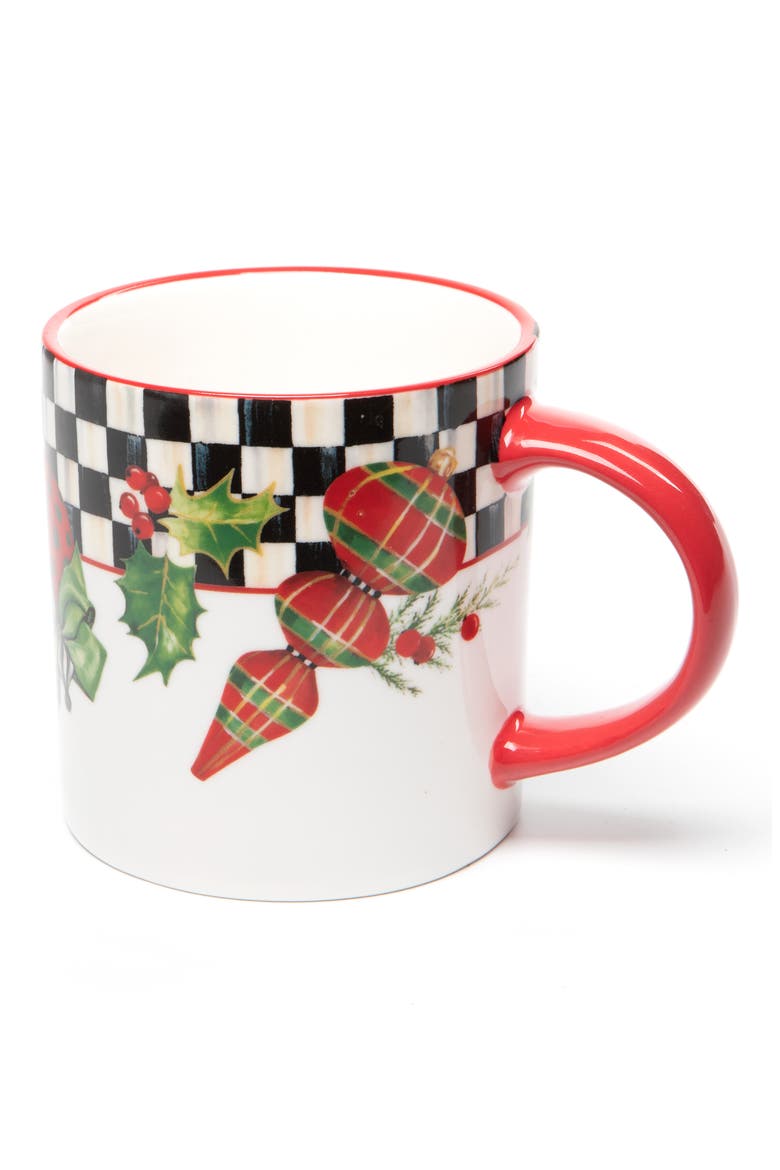 Deck the Halls Set of 4 Mugs, Main, color, MULTI