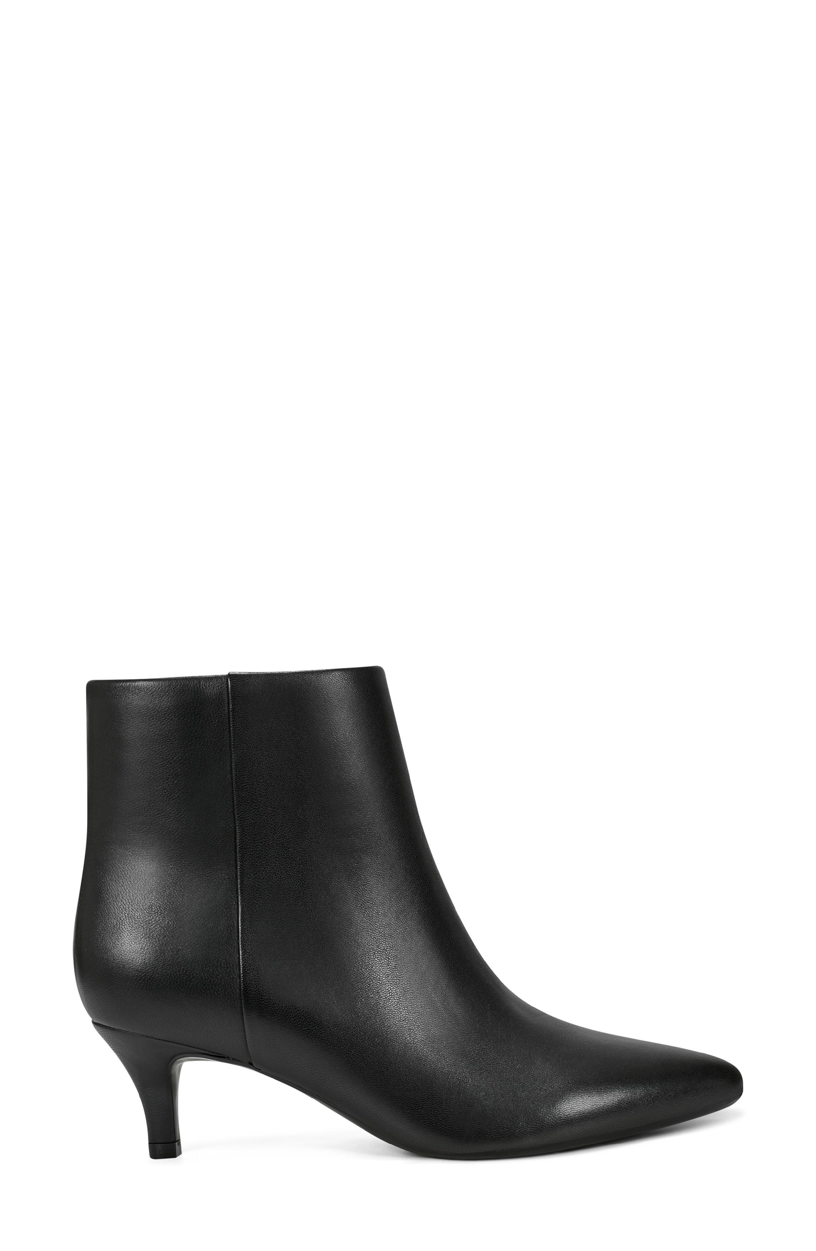 Easy Spirit Laina Pointed Toe Bootie, Alternate, color, Black