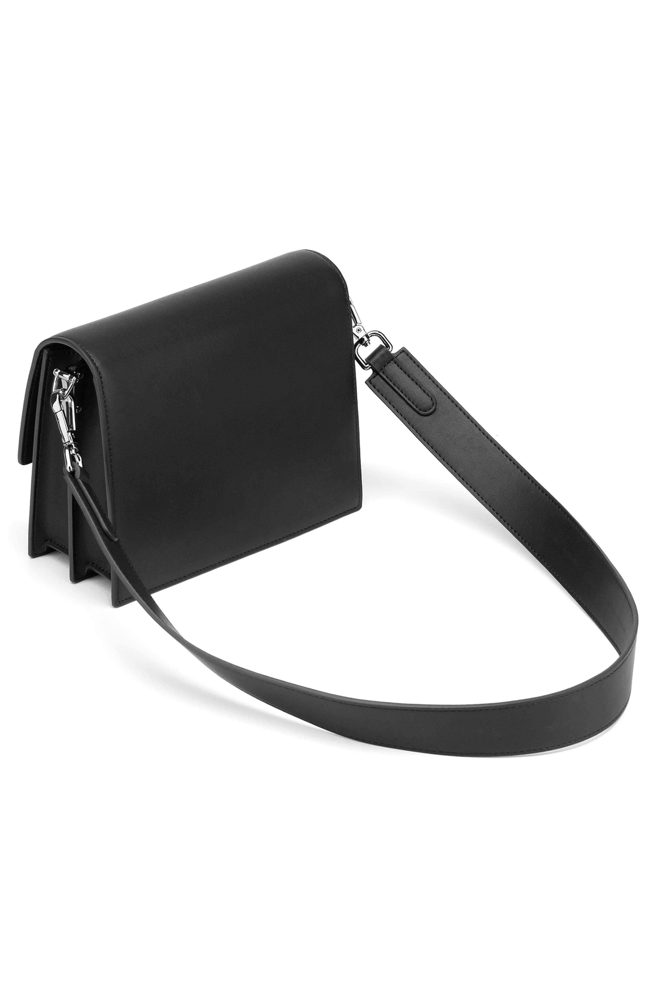 JW PEI Mini Flap Faux Leather Crossbody Bag, Alternate, color, 