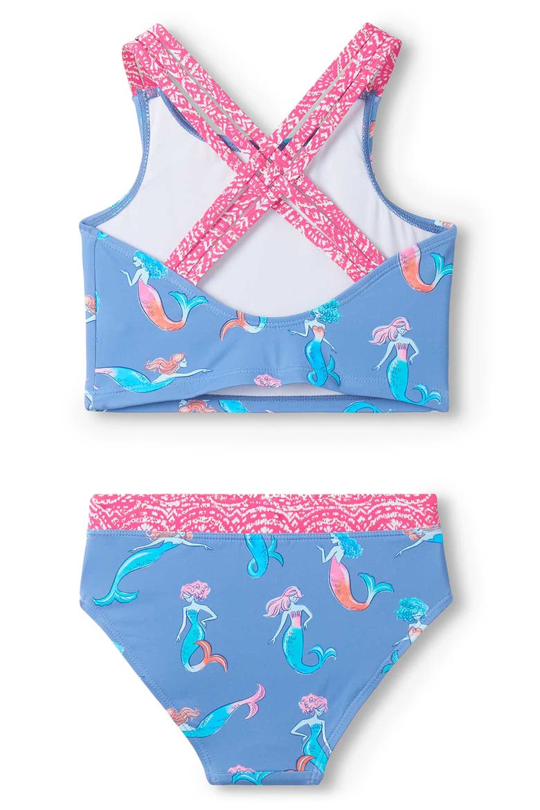 Kids' Salty Mermaids Two-Piece Swimsuit, Alternate, color, STAR SAPPHIRE