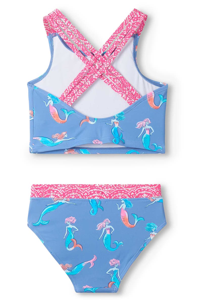 Hatley Kids' Salty Mermaids Two-Piece Swimsuit, Alternate, color, Star Sapphire
