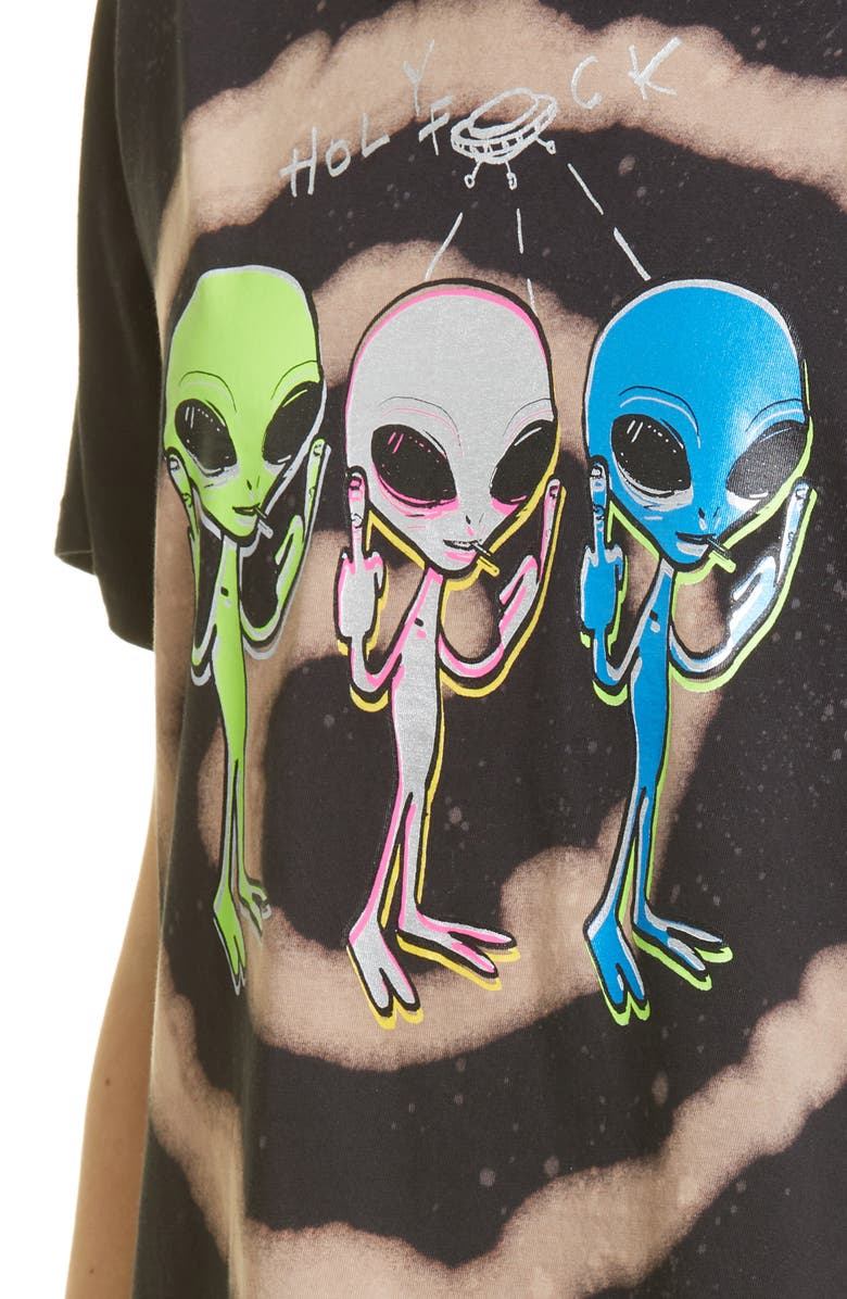 R13 Holy F**k Cotton Graphic Tee, Alternate, color, 