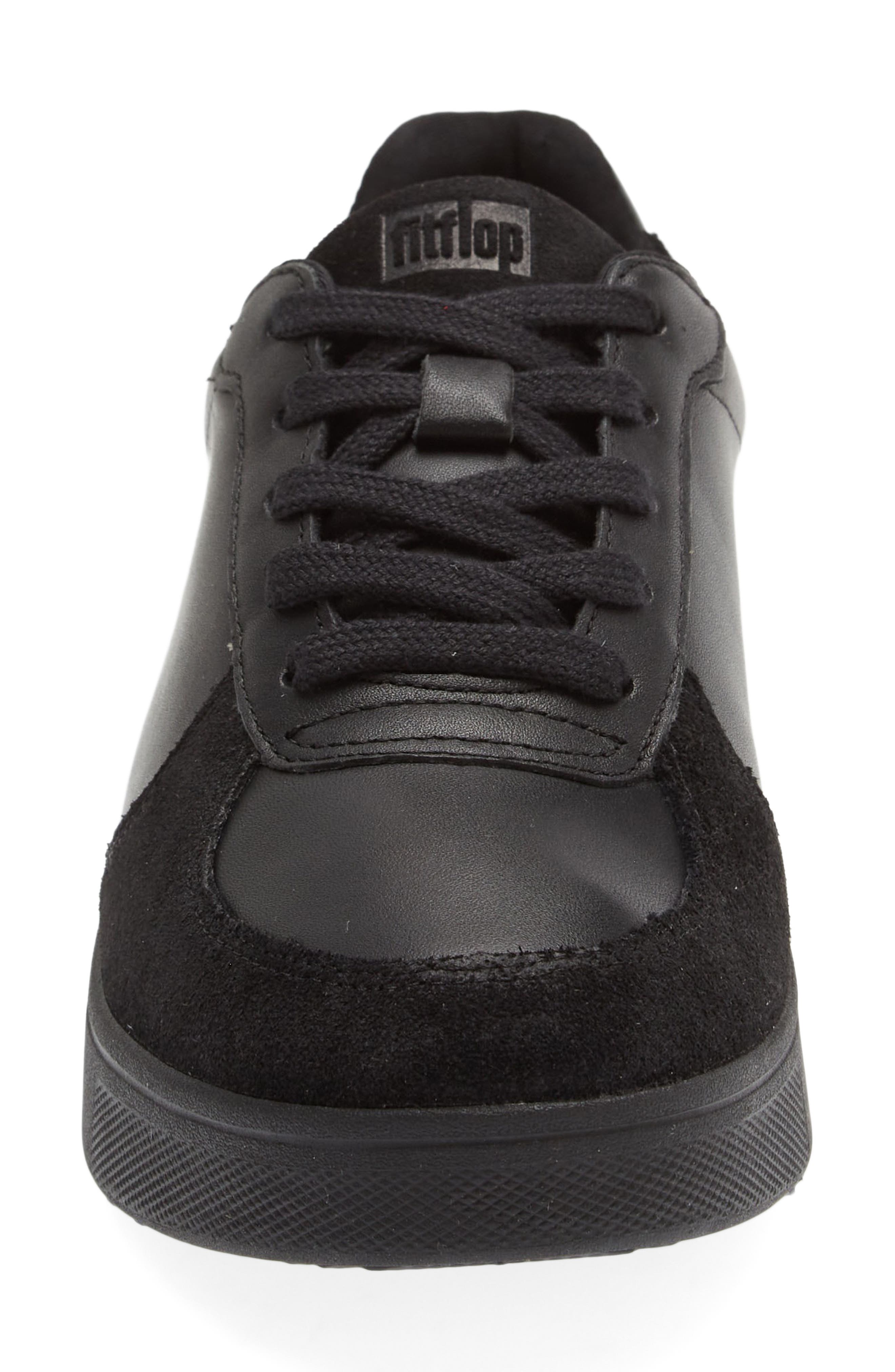 FitFlop Rally Sneaker, Alternate, color, All Black