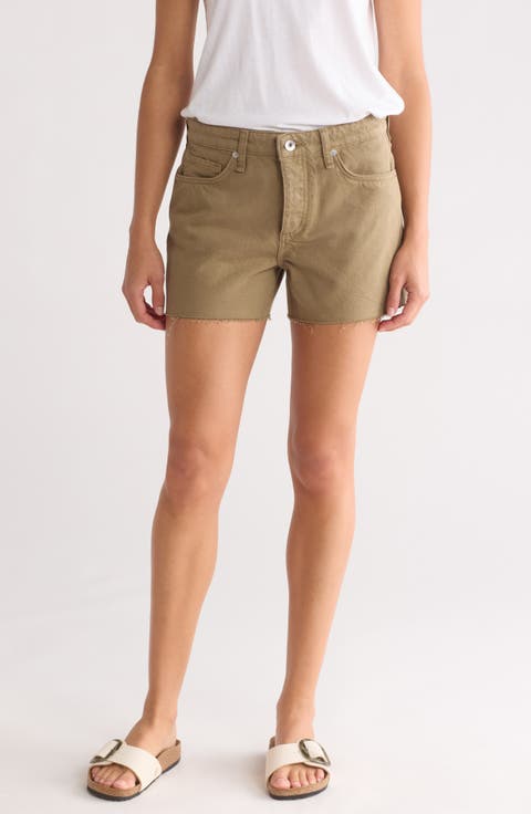 Dre Low Rise Cutoff Denim Shorts