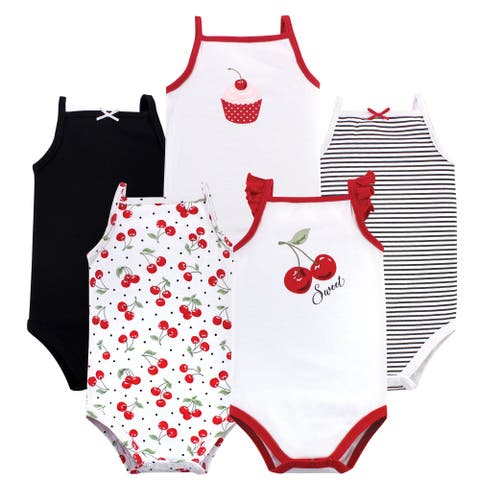Soft Cotton Sleeveless Infant Bodysuits (Baby)