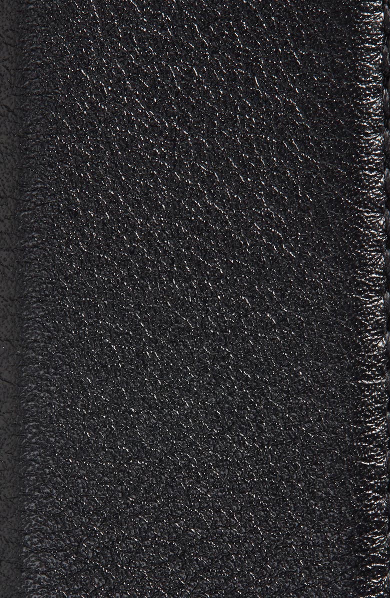 Saint Laurent Laque YSL Monogram Leather Belt, Alternate, color, 