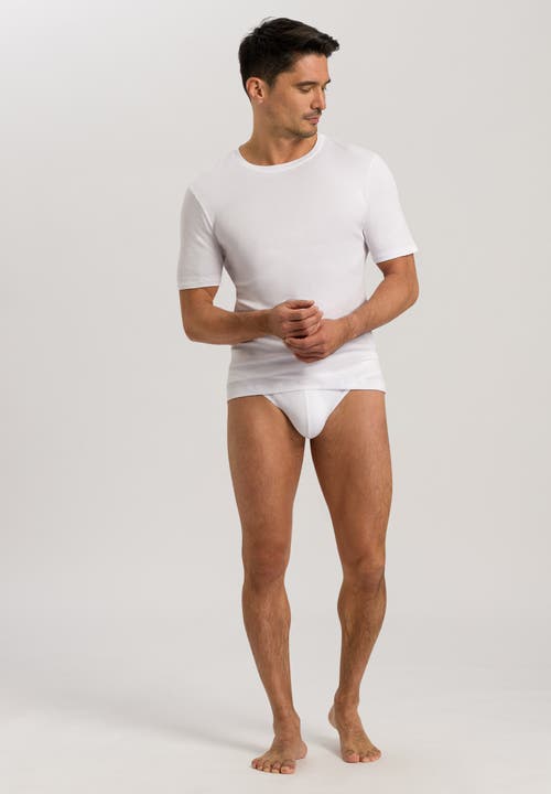 Hanro Sea Island Cotton Brief In White