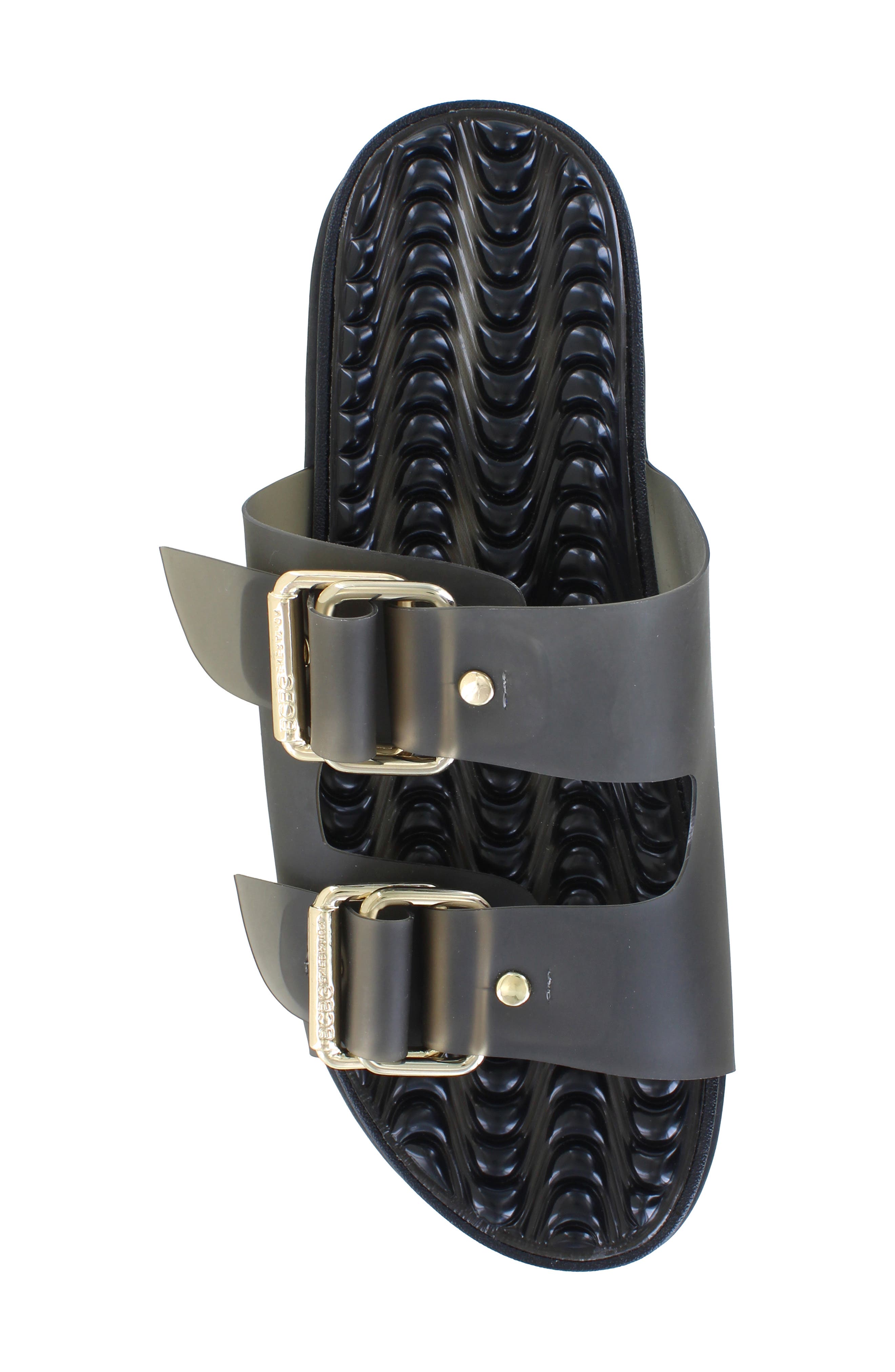 BCBGeneration Gelly Slide Sandal, Alternate, color, Smoke