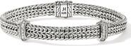 John Hardy Icon Link Diamond Station Bracelet