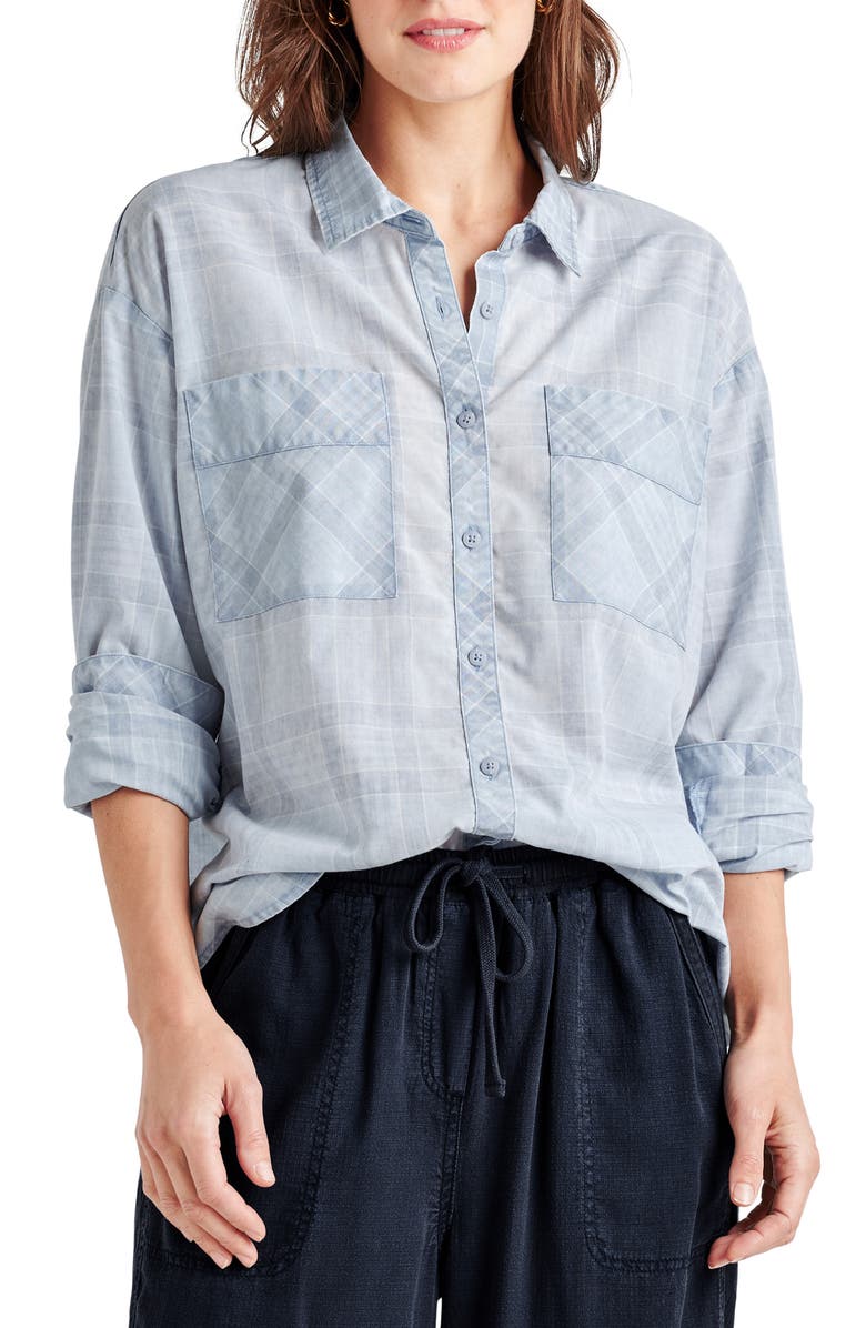 Splendid Macie Plaid Button-Up Shirt, Main, color, 