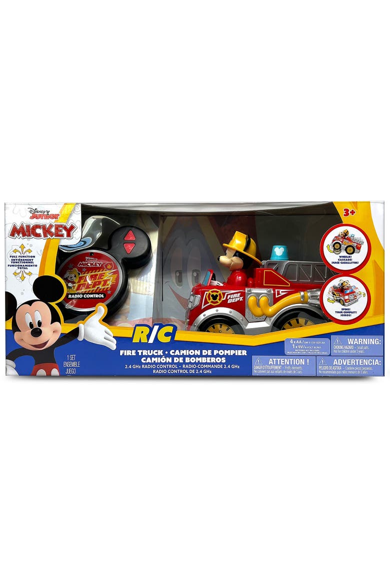 Mickey's Fire Truck Remote Control Vehicle, Alternate, color, Red