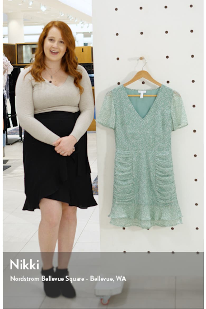 Chiffon Ruched Minidress video