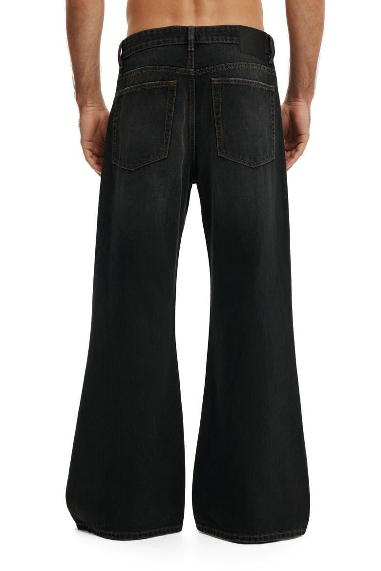 Men's Baggy Bootcut Jean, Alternate, color, Denver Washed Black