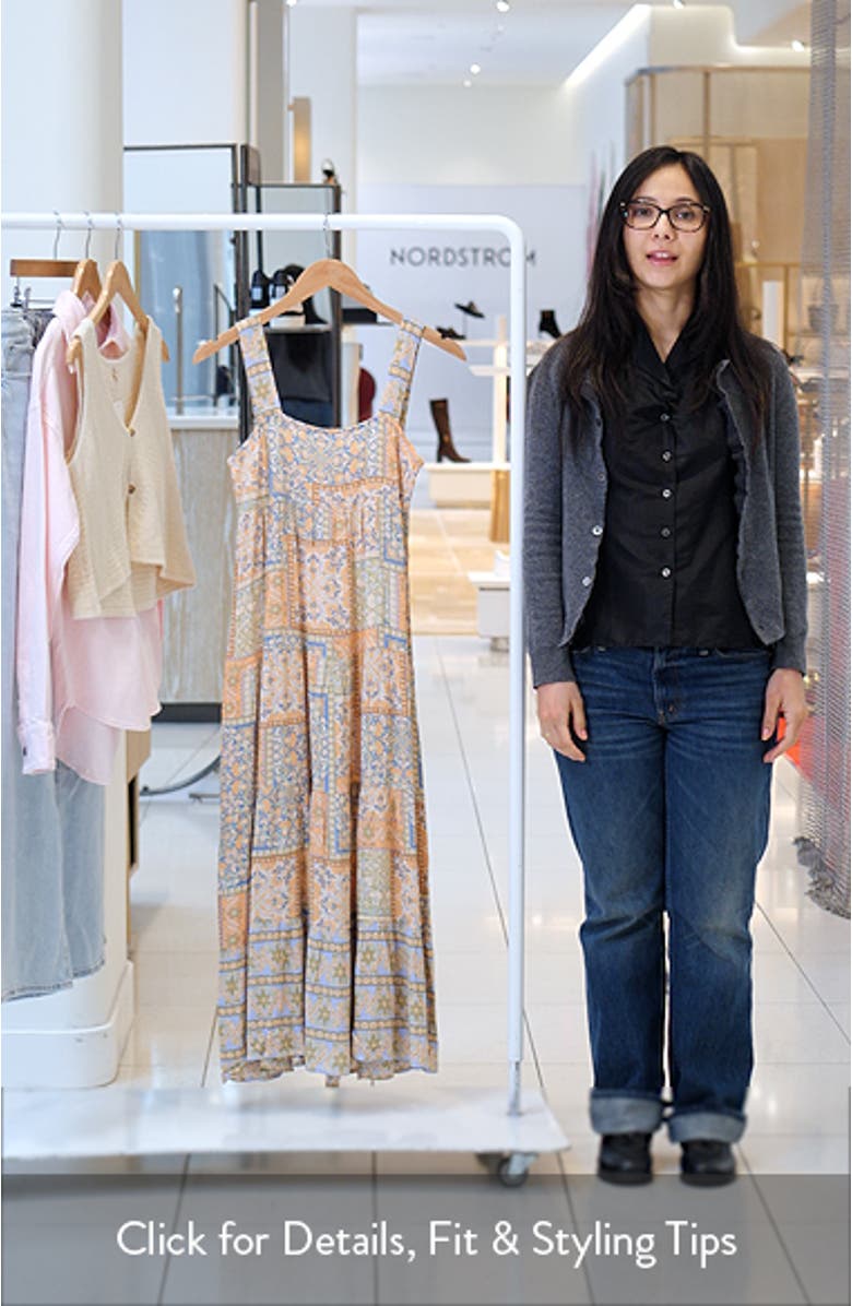 All Good Print Tiered Maxi Dress, sales video thumbnail