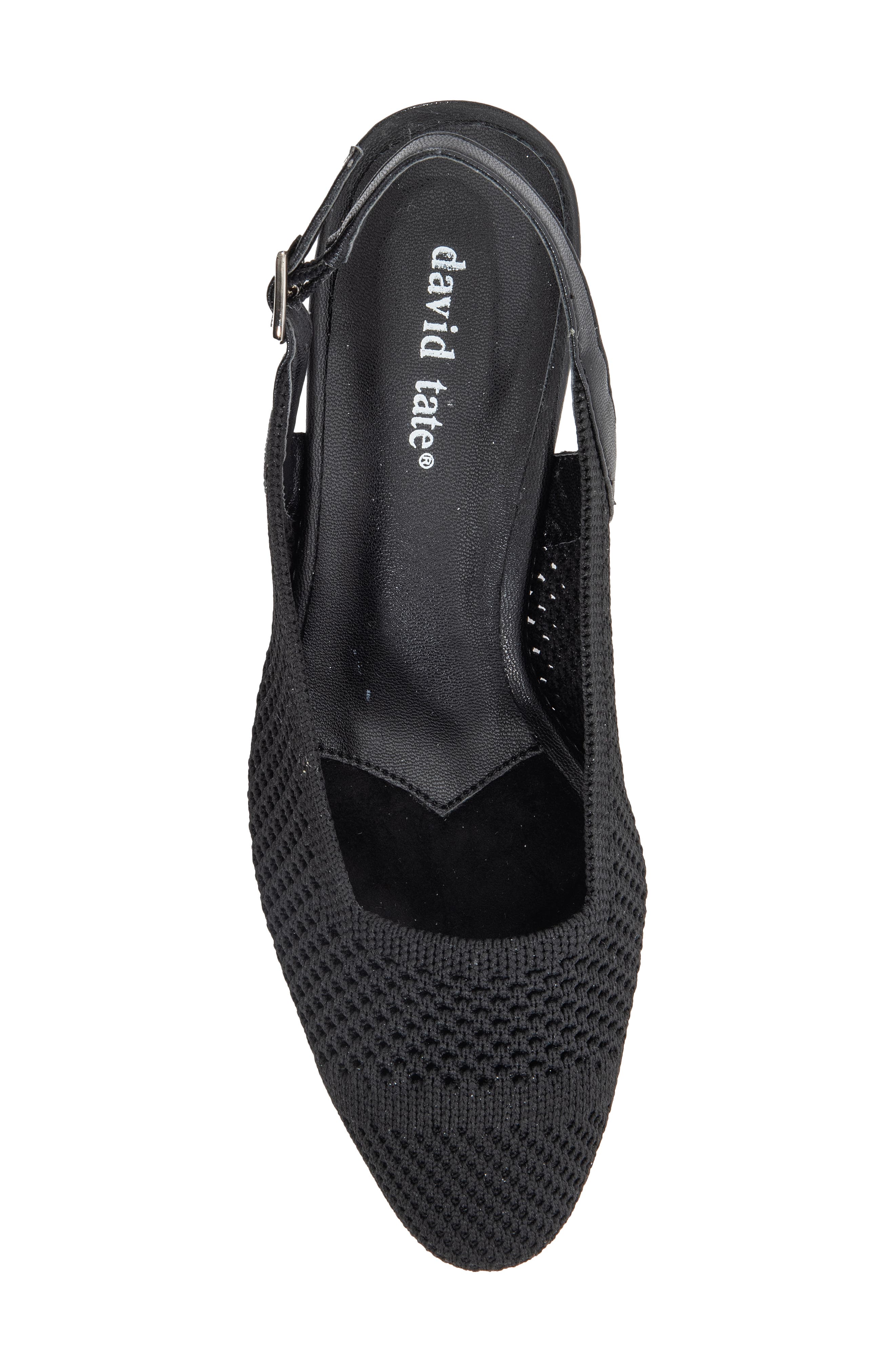David Tate Glenna Slingback Sandal, Alternate, color, Black
