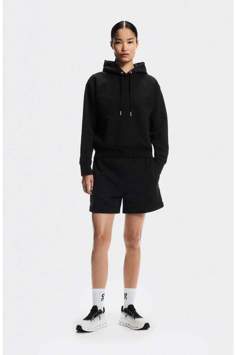 Club Collective Logo Embroidered Hoodie, Alternate, color, BLACK