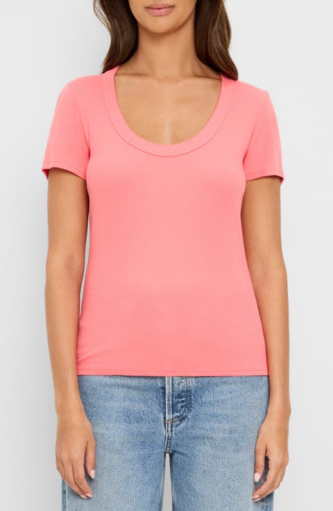 Calla Scoop Neck T-Shirt
