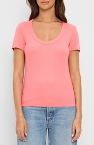 Michael Stars Calla Scoop Neck T-Shirt