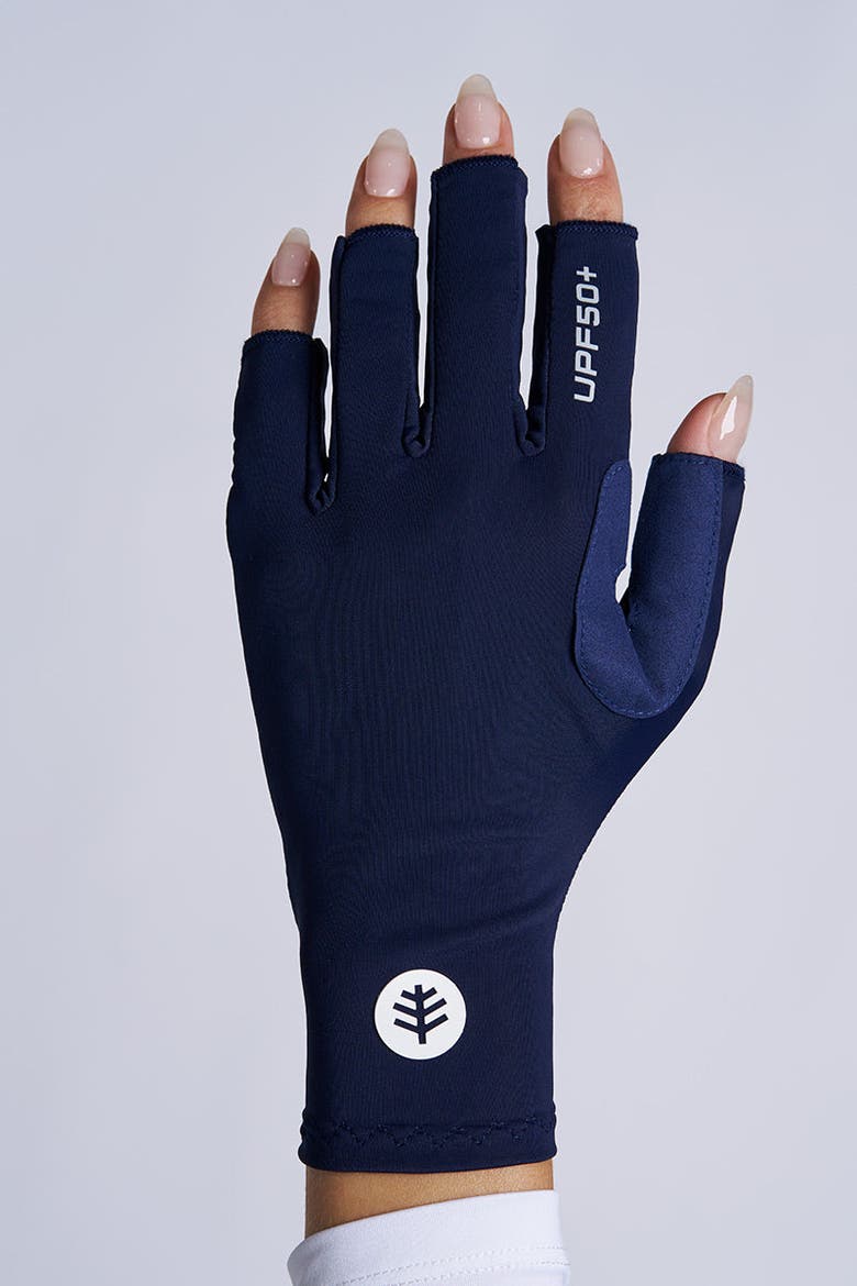 MaxShield Multi-Sport Gloves, UPF 50+ Sun Protection, Alternate, color, Navy