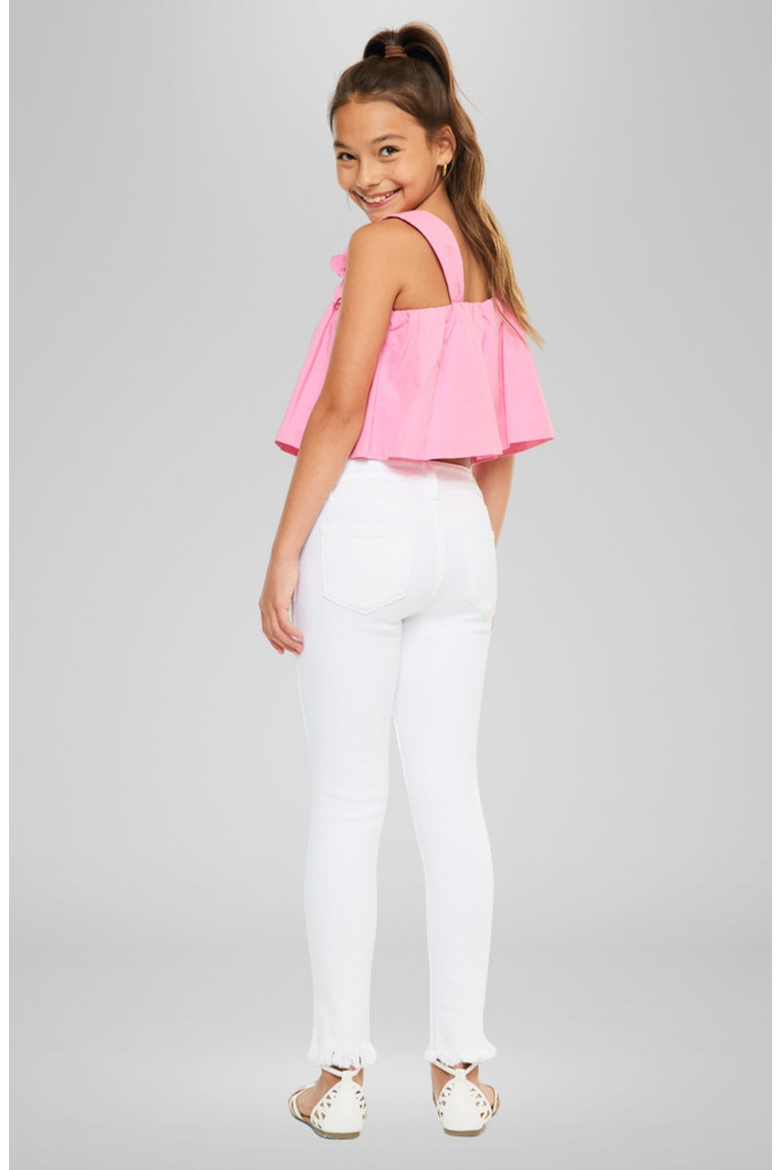 Rocket High Rise Ankle Skinny Jeans, Alternate, color, White