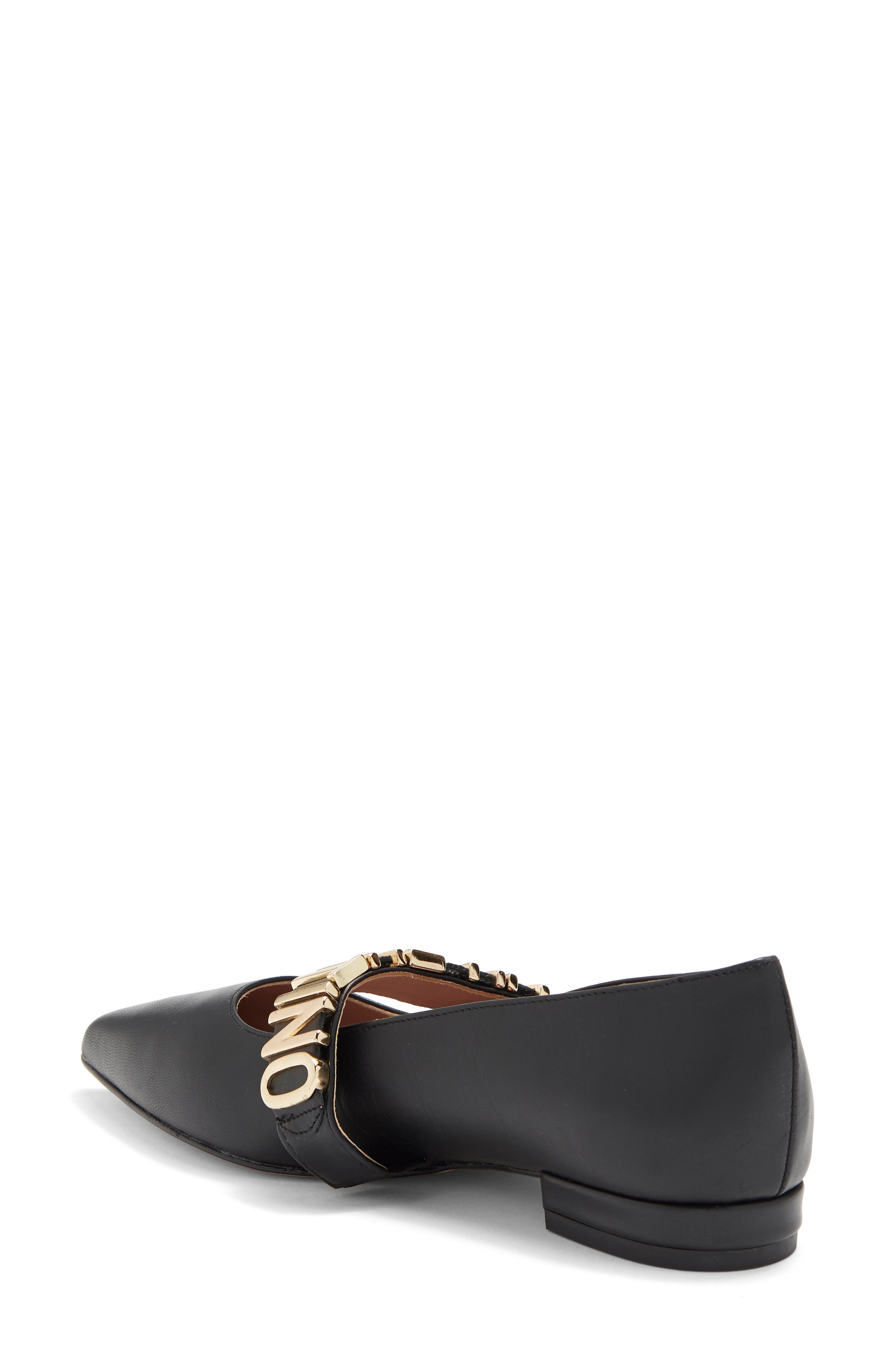 VALENTINO BY MARIO VALENTINO Claudia Logo Strap Flat, Alternate, color, 