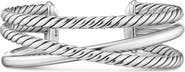 David Yurman Bold Crossover Three Row Cuff Bracelet in Sterling Silver, 19mm