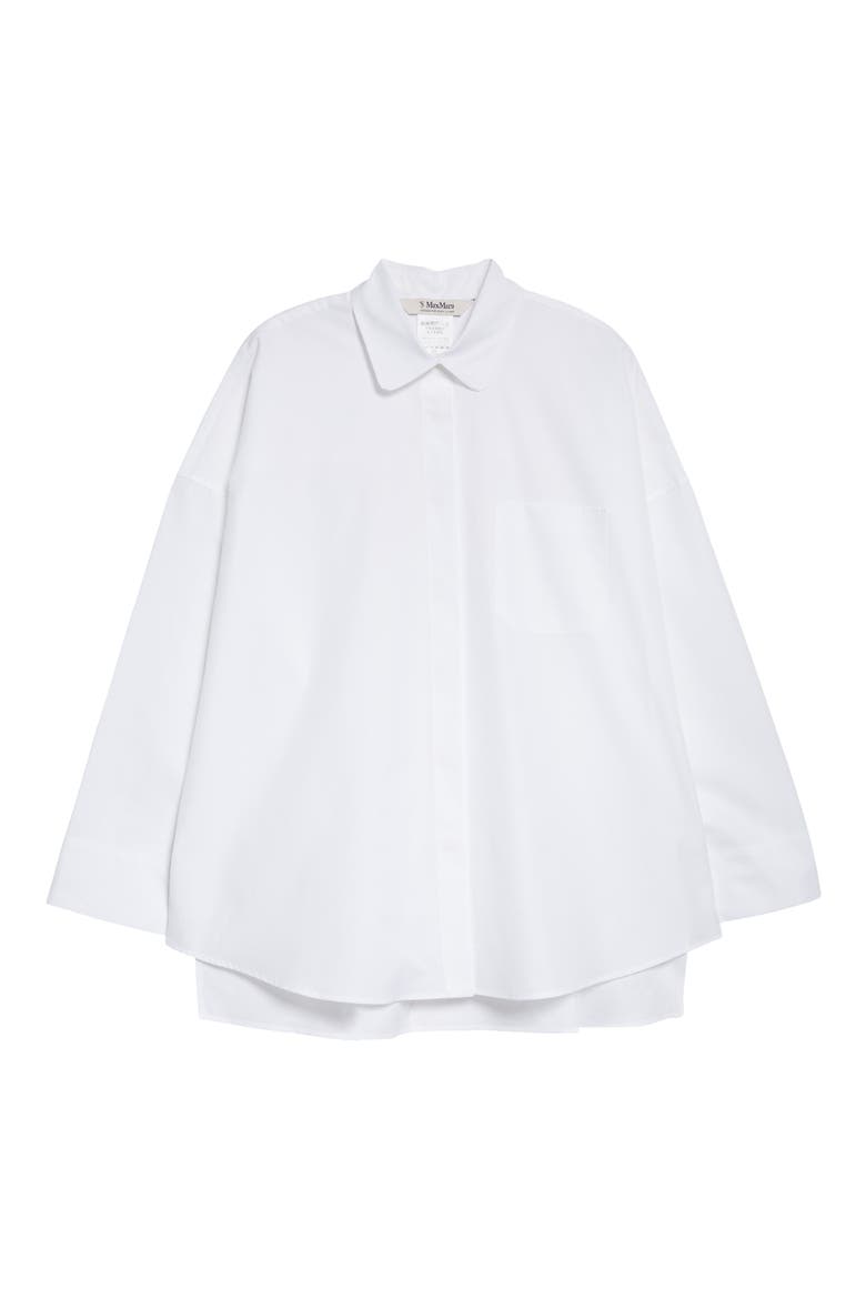 Mina Oversize Long Sleeve Button-Up Shirt, Alternate, color, OPTICAL WHITE